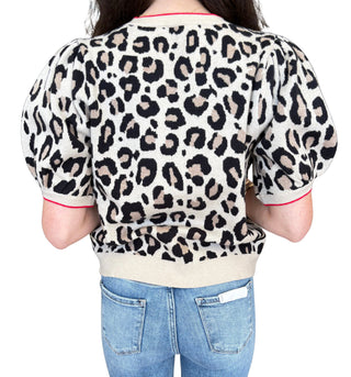Leopard Sweater Cardigan