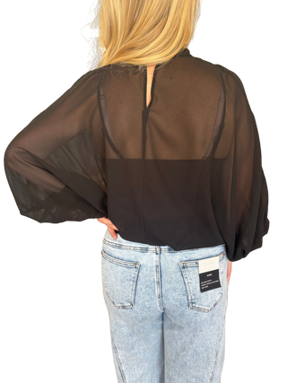 Mock Neck Layering Top