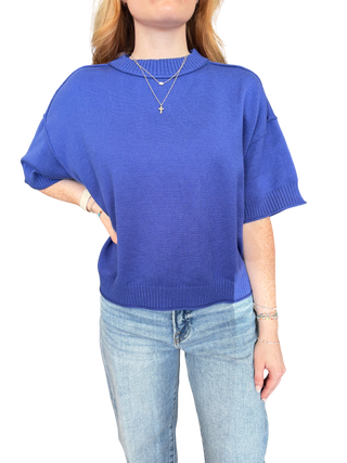Relaxed Crew Neck Sweater