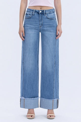 Vervet High Rise Cuffed Wide
