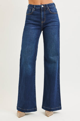 High Rise Wide Leg Jeans