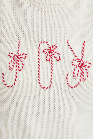Turtle Neck Sleeveless Cropped "Joy" Novelty Knit Top