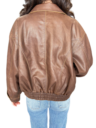 Washed Leather Jacket