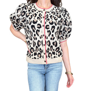 Leopard Sweater Cardigan