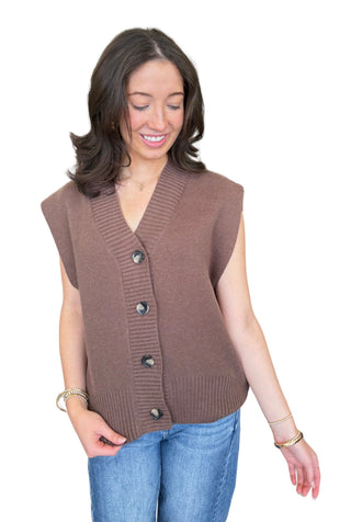Cardigan Sweater Vest