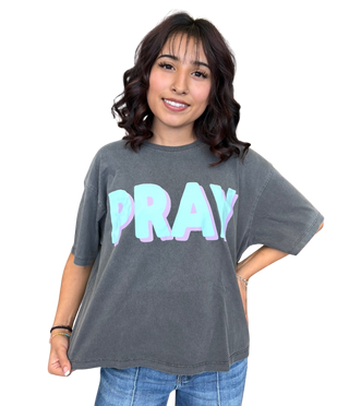 "Pray" Crop T-Shirt