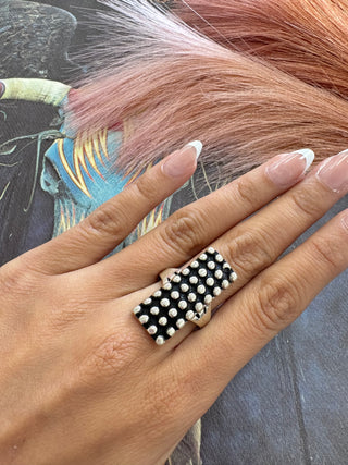 Sterling Silver Rectangle Ring