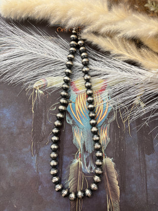 10 MM 18" Navajo Pearl Necklace