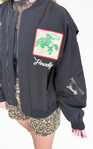 Black West League Varsity Love Bomber