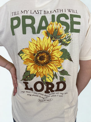 "Faith Over Fear" Front Back Graphic Top