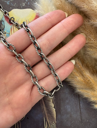 Sterling Silver Chain Link Necklace