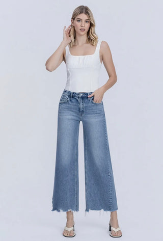 High Rise Wide Leg Jeans