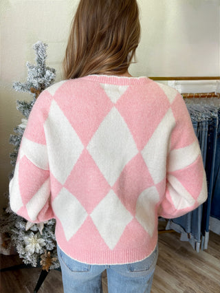 Christmas Ornaments Detail Oversized Cardigan