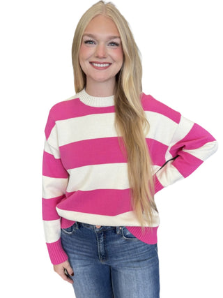 Color Striped Sweater