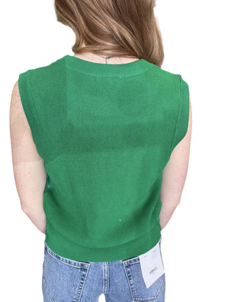 Sleeveless Twist Front Top