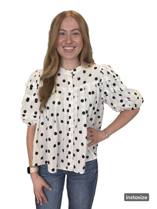 Brynlee Polka Dot Shirt