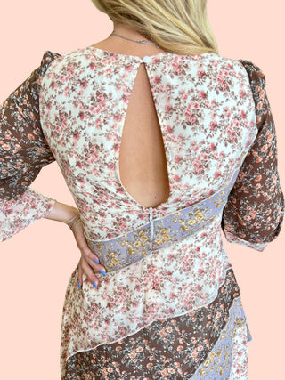 Whimsical Ruffle Romance Dress