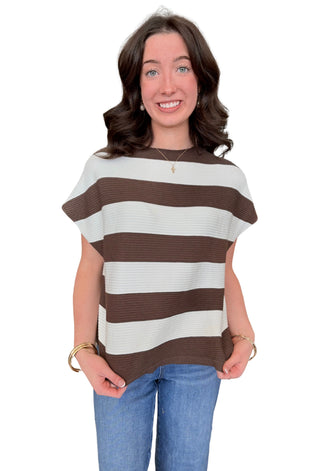 Striped Knitted Top