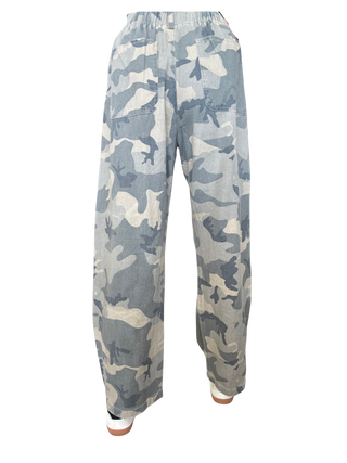 Camouflage Front Tie Pants