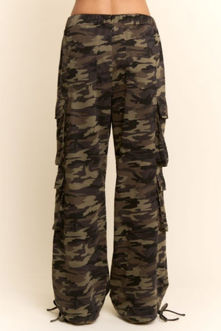 Camouflage French Terry Cargo Pocket Pants