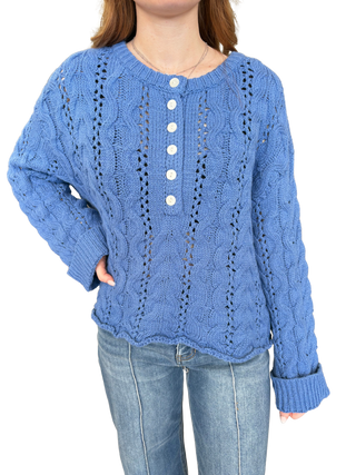 Cable Knit Sweater Top