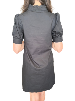 Embroidered Applique Accent Dress