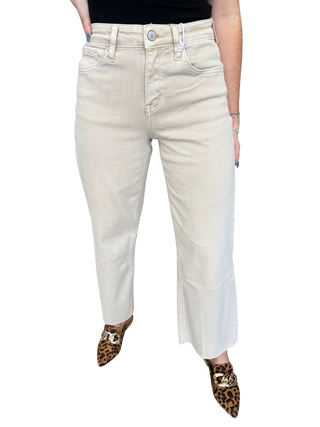 White Swan High Rise Crop Wide Leg