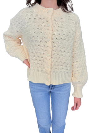 Bubble Sleeve Cardigan